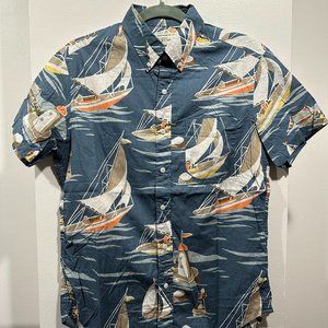 J Crew Boat Short Sleeve Button Shirt